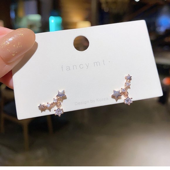 💙💕💕Last one North Stars Stud Earrings - Picture 4 of 11